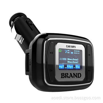 Supports SD Card USB Disk and Line-in Function with LED/LCD Screen Display Car FM Transmitter